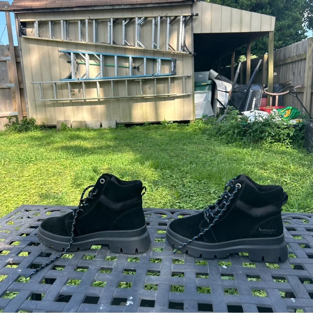 Black Koolaburra by UGG‎ Jozie Lace Up Boots size 6.5